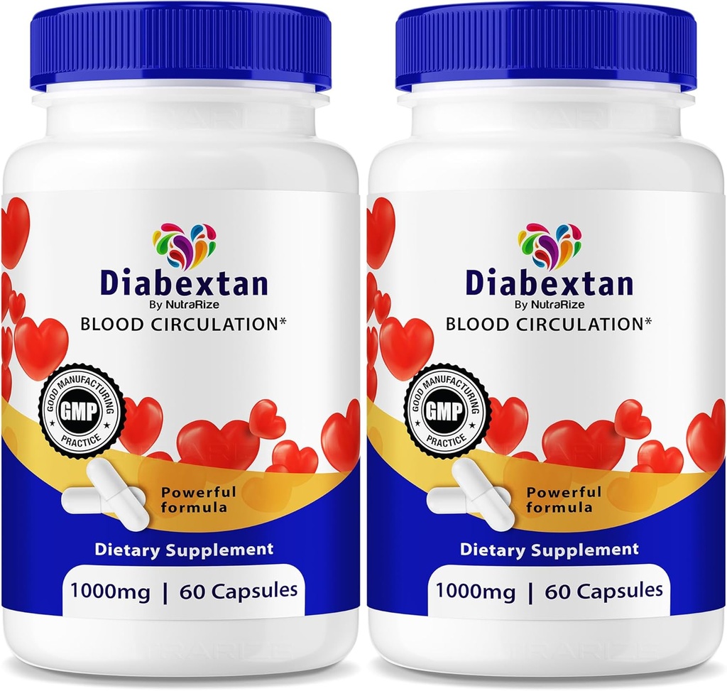 (2 Pack) Diabextan Capsules - Sağlıklı Seviyeler için Doğal Formula, Kapsamlı Destek, Genel Wellness'ı korumak için Vitamin Capsule, Glyco Optimizer Yorumları (120 Capsules)