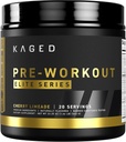 Kaged High Stimulant Pre Workout Toz | Strawberry Lemonade | Pre-Kaged Elite | L-Citrulline | Kretine | Beta Alanine | 388 mg Caffeine | Nitrik Oksit | 20 Hizmet