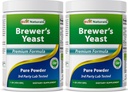 En İyi Doğallar 2 Paketi% 100 Pure Brewers Yeast Toz - 16 oz - Emzirme sırasında artan Meme Sütü için Destekler, Lactation, Digestive Health