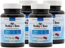 Marine Oil Supplement - All Natural Calanus Oil, Astaxanthin, Omega-3 ve Fatty Acids - Heart and Brain Health Nutritional Supplements - 4 Pack