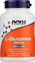 Şimdi Gıdalar Glutamine 500 mg Capsules, 120 CT