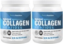 Collagen, Toz Hidrolyzed Proteinler Skin Hair Nails ve Ortak Sağlık için Yaşam Proteinleri, Keto, Paleo Dostu, Non-GMO, Gluten Free, 45 Hizmetler, 2 Konteynerler