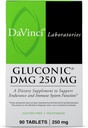 DAVINCI Laboratuvarları Gluconic DMG 250 mg - Destek Immune System, Muscle Function, Heart Health & Brain Health - 90 Chewable Tabletler (90 Hizmetler)