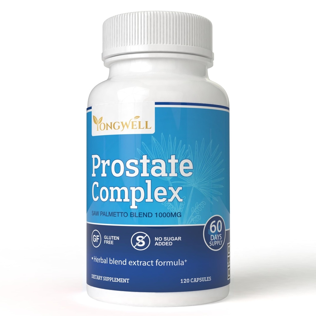 Prostate Complex, Saw Palmetto Mix 1000 mg (120 Capsules)
