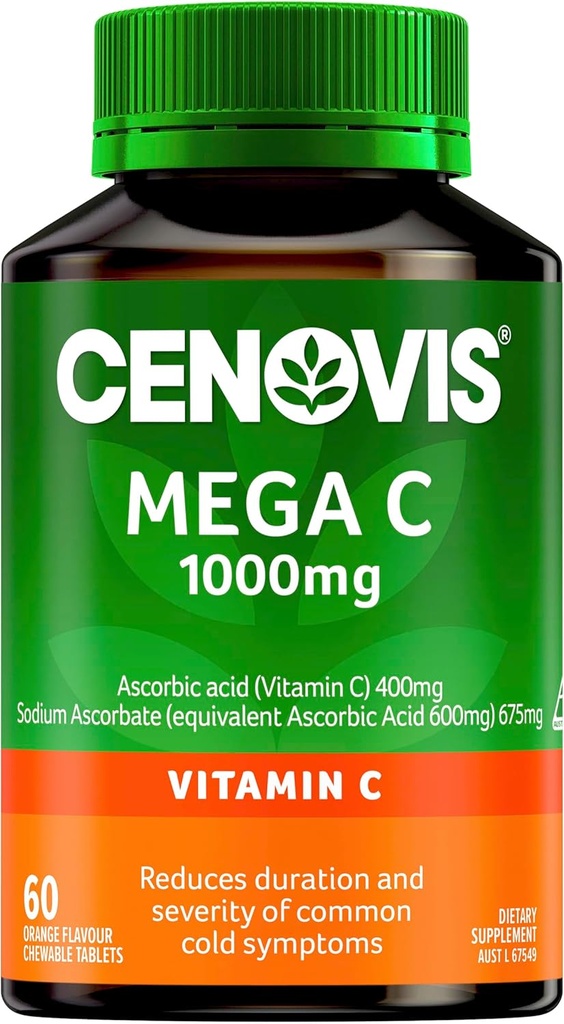 Cenovis 1000 mg Orange Flavour Tabletleri