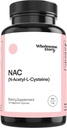 Allsome Story NAC Supplement N Acetyl Cysteine 600 mg | Liver, Lung & Ferttitude Support | 120 Capsules | 120 Servis Sağlayıcı