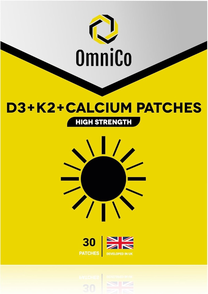 OmniCo - D3 + K2 + Επιθέματα ασβεστίου – 30 Pack