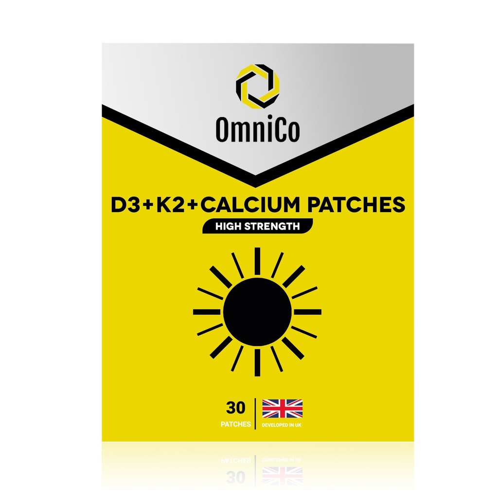 OmniCo - D3 + K2 + Kalsiyum Patches – 30 Pack