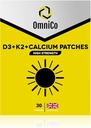 OmniCo - D3 + K2 + Kalsiyum Patches – 30 Pack
