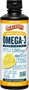 Barlean'ın Omega 3 Fish Oil Liquid Supplement for Men and Women, Lemon Crème, Omega 3 EPA ve DHA Fatty Asit, 16 ozz