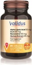 VALIDUS Alfa Lipoic Acid + CLA + Resσβερατρόλη 30 δισκία
