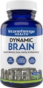 Stonehenge Health Dynamic Brain Supplement – Memory, Focus, & Clarity- 40 Benzersiz Nootropic Malzemeler ile formüle edilmiştir: Choline, Phosphatidylserine, Bacopa Monnieri ve Huperzine A