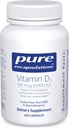 Pure Encapsulations Βιταμίνη D3 125 mcg (5,000 IU) - Συμπλήρωμα για την υποστήριξη των οστών, των αρθρώσεων, του μαστού, της καρδιάς, του παχέος εντέρου και του ανοσοποιητικού * - με βιταμίνη D - 250 κάψουλες