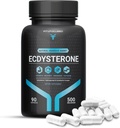 Fit & Focused 500 mg Ecdysterone Supplement, 90 Capsules, Natural Body Agent for Lean Kas Büyüme ve Güçlü Geliştirme için karmaşık, Hydroxypropyl eta Cyclodextrin, 3rd Parti Test Edildi% 95 Pure