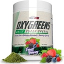 EHP Laboratuvarları OxyGreens Super Greens Toz - Daily Greens & Superfood Supplement with Spirulina, Chlorella, Prebiyotiks, Digestive Enzymes, Antioksis – 30 Hizmet (Forestkes)