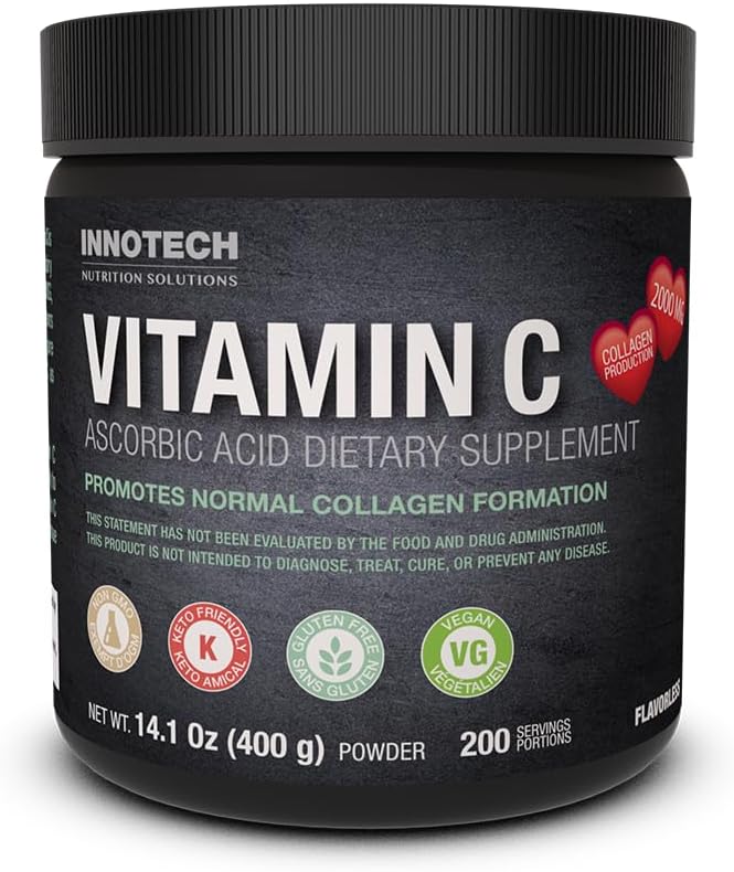 INNOTECH Beslenme: Vitamin Pure C ascorbik asit - 400 g