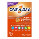 Bir Gün Kadın Petites Multivitamin, Immune Health Support, B Vitamins, Biotin, Folate (as folic asit) ve daha fazlası,Tablet, 160 sayı