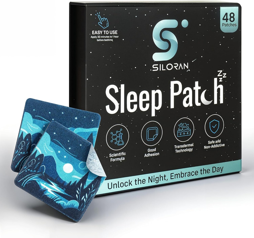 Premium Patches ύπνου (48 ημέρες προσφοράς), Sleeping Patch για ενήλικες: επιπλέον δύναμη Βοήθεια Melatonin Εκτεταμένη κυκλοφορία, Natural Well Aid to Support Women, Kid Have Night Sweet Dream