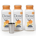 Dose for Your Liver Cleanse Detox & Repair, Made with Organic Milk Thistle Supplement with Turmeric, Dandelion, Ginger, and Orange, Supports Healthy Liver Function,16oz Bottle, 3 Pack (3 Week Supply)