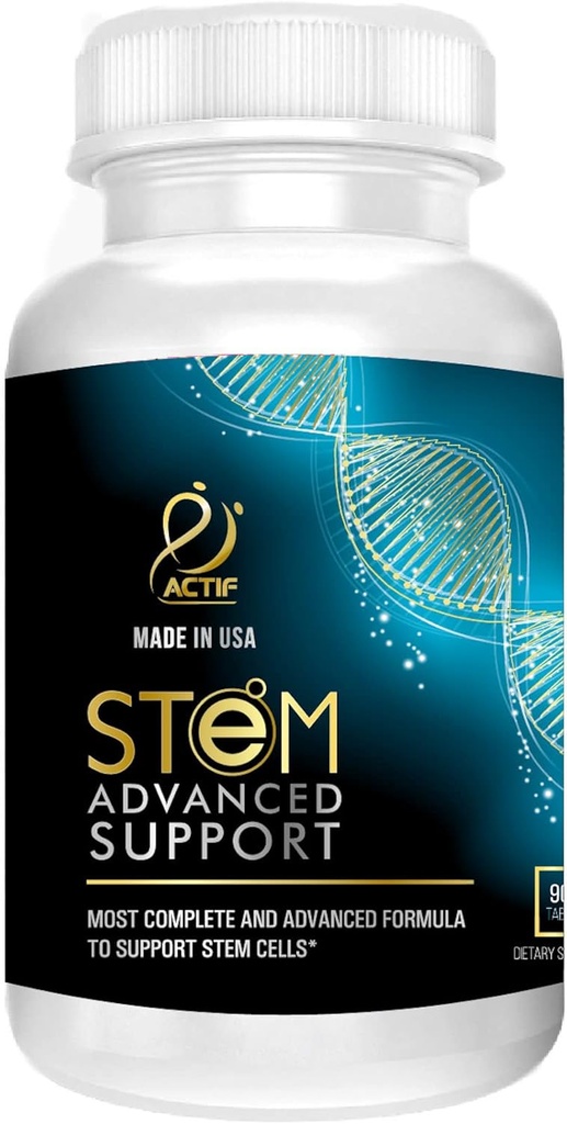 ACTIF STEM Hücre Desteği - 10+ Stem Hücre Faktörleri ile maksimum Güç, GMO, 2 Ay Supply, ABD'de Made in USA
