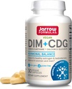 Jarrow Formulas - DIM + CDG Veggie Capsules - 30 Kont - DIM & CDG Supplement - Hormon Dengesi - Non-GMO - Gluten Free