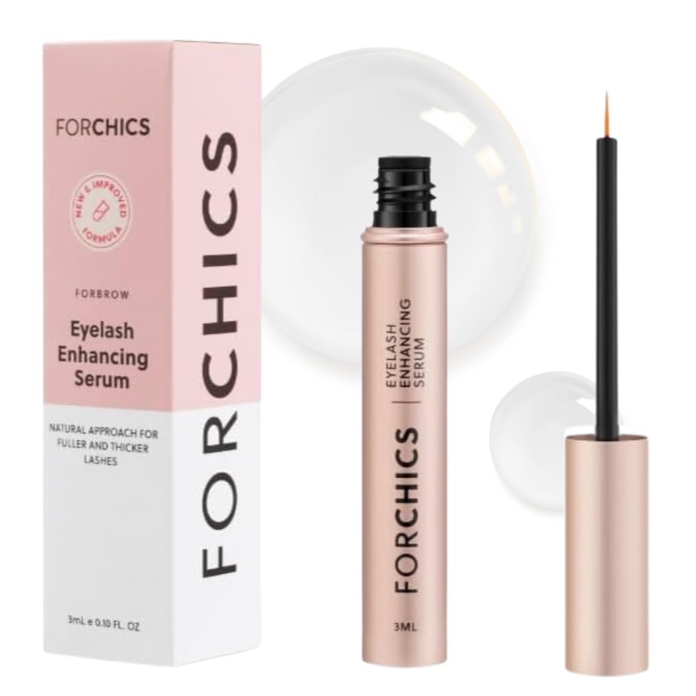 1. Lash ve Brow Büyüme Serum'da 2.Chics 2 için - Hormon-Free Advancedr for Tier, Longer Lashes and Brows in 2 Weeks - Organik, Vegan ve Gentle
