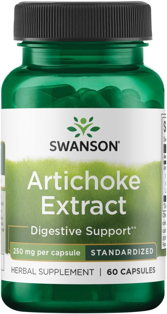 Swanson Artichoke 250 Milligram 60 Capsules