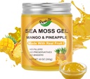 10OZ Wildcrafted Organic Sea Moss Gel,Irish Seamoss Gel Real Fresh Fruit,Gluten-Free&Vegan Friendly&Non-GMO Superfood (Mango Pineapple)