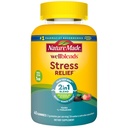 Nature Made Wellbleds Stress Relief Gummies, L theanine 200mg για να βοηθήσει στη μείωση του στρες, με GABA 100mg, Ίδια μέρα υποστήριξη στρες, 40 φράουλα γεύσης Gummies