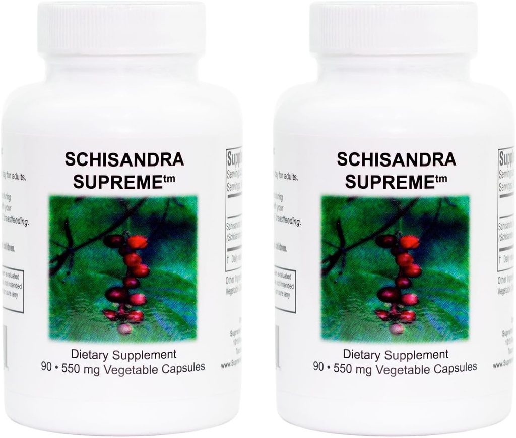 Yüksek Beslenme Schisandra Yüksek, 90 Saf Schisandra Meyve Vejetaryen 90 Capsules (Pack of 2)
