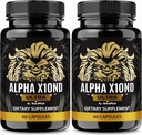 (2 Pack) Alpha X10nd Ultra for Men, Resmi Erkek Formula Stamina ve Peak Performansı korumak için, All-Doğa Beslenme ve Sağlık Desteği için All-Doğal Mix, AlfaX10nd Supplement Yorumlar (120 Capsules)