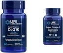 Life Extension Super Ubiquinol CoQ10 gelişmiş Mitochondrial Support, ubiquinol CoQ10 & Super Omega-3 EPA/DHA Fish Oil, Sesame Lignans & Olive Extract - Omega 3 Supplement