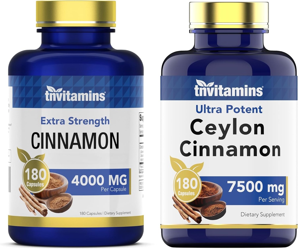 tnvitamins Cinnamon Kompleksi ve Ceylon Cinnamon