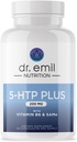 DR. EMIL NUTRITION 200 MG 5HTP SAM-e ile Normal Sağlıklı Uykuyu Korumak ve Bir Şeyin Bir Şeyi Yaratmak - B6-60 Vegan Capsules ile 5HTP Supplement, 30 Hizmet