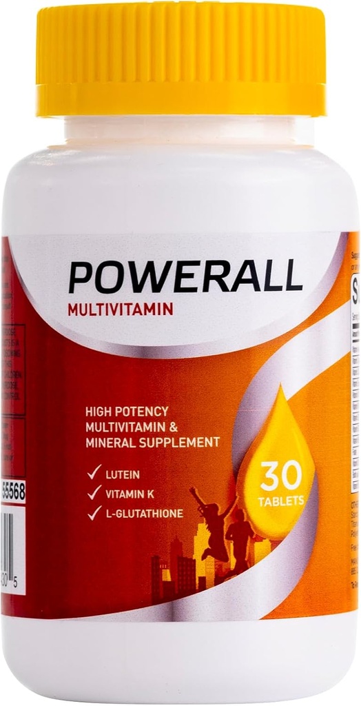 GÖRÜS - Erkekler ve Kadınlar için Multivitamin, Hastalıklar A, C, D3, E, K1 ve B Vitaminleri, 30 Kont