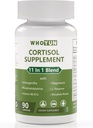 Kadınlar için Cortisol Supplement, 1 Lower Cortisol Meeting with Ashwagandha, Phosphatidylserine, Magnezyum, L-Theanine, Vegan, 90 Capsules