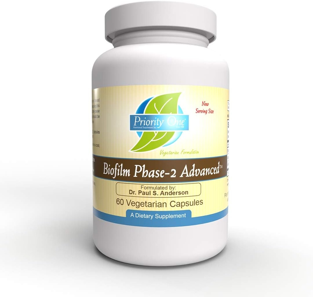 Öncekilik Bir Vitamin Biyofilm Aşama-2 Gelişmiş 60 Vejetaryen Capsules tarafından özel olarak formüle edilmiştir: Dr. Paul S. Anderson - Gelişmiş biyofilmlerin Depresyonu*