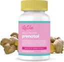 LaVie Prenatal Vitamins with Ginger, DHA, Folic Acid, & Iron - Gebelik Bebek Beyin ve Vücut Gelişimi - GMO, Gluten-Free Prenatals for Women (1 ay Supply)