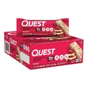 Quest Beslenme- Yüksek Protein, Low Carb, Gluten Free, Keto Friendly, 12 Kont White Chocolate Raspberry