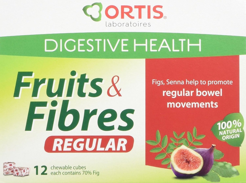 Ortis Fruit & Fibre Cubes 12 meyve küpleri