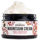 Daha iyi Shea Butter Magnezyum Lotion for Women | Vanilla Rose | For Orchid, Kids & Bebekler | Relieves Kas Ger & Leg Cramps | Organik & Doğal Malzemeler