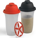 SORA WARE Shaker Şişeler | 17-Ounce Plastik Protein Shake Şişe for Mealchange Shakes & Smoothies, Beverages, Mix Salad Dressing & Sauces, Margarita, & More | 2 Pack