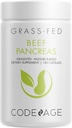 Codage Grass Fed Beef Pancreas Supplement Glandulars - Παγωμένη Αποξηραμένη, μη απολιπανθείσα Παγκρέατος βοείου κρέατος Χάπια – Παγκρεατική Ένζυμα Διατροφή Κρέας - Ζυμαρικά Αυξημένα Βοοειδή Βιταμίνες - 180 Κάψουλες
