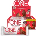 Protein Bars, Peanut Butter Cup, Gluten Free with 20g protein and 1g Sugar, Pantry Staples, 2.12 oz (12 Count)
