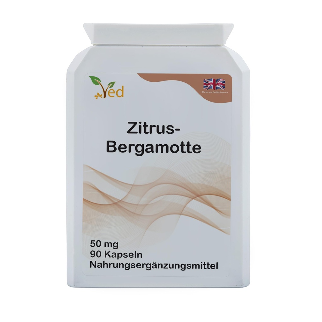 Ved Citrus Bergamot, Organic Citrus Bergamot Extract 500mg, 90 Vegan Κάψουλες (3 μήνες προσφοράς)