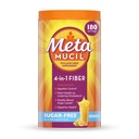 Metamucil 4-σε-1 Psyllium Husk Fiber Supplement, Sugar-Free, 180 κουταλάκια του γλυκού, Πορτοκαλί Γεύση, Καθημερινή Fiber Σκόνη για Digestive Υγεία, κατασκευασμένο με Φυτική Psyllium Husk Fiber