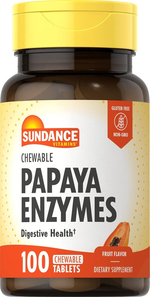 Sundance Chewable Papaya Enzyme - 100 δισκία