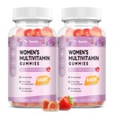 Totaria Sugar Free Multivitamin Gummies for Women 14+ w/Inositol, Iron, Folate, Biotin, Womens Daily Multivitamin Gummy w/Vitamin A, D, C, B, Support Hair, Skin, Energy, Immune, Strawberry Flavorol