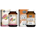 Life Organics Vitamins for Women 40+ - 60 Tablet, Kadınlar Çok 40+, Vegan Vitaminler & Vitamin Kod Raw Iron 30ct Capsules