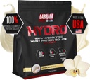 LABRADA Hydro 100% Pure Hydrolyzed Whey Protein Isolate Toz, Lactose Free, Glutamine, En Hızlı Digesting Whey kullanılabilir, Instant Mix, Delicious Taste 48 Services 4lb (Vanilla)